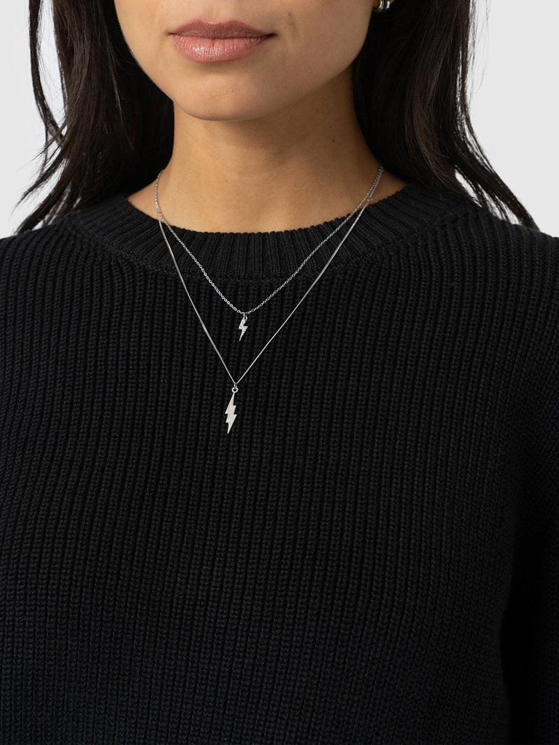 Remy Crop Sweater Black - Women's Sweaters | Saint + Sofia® US