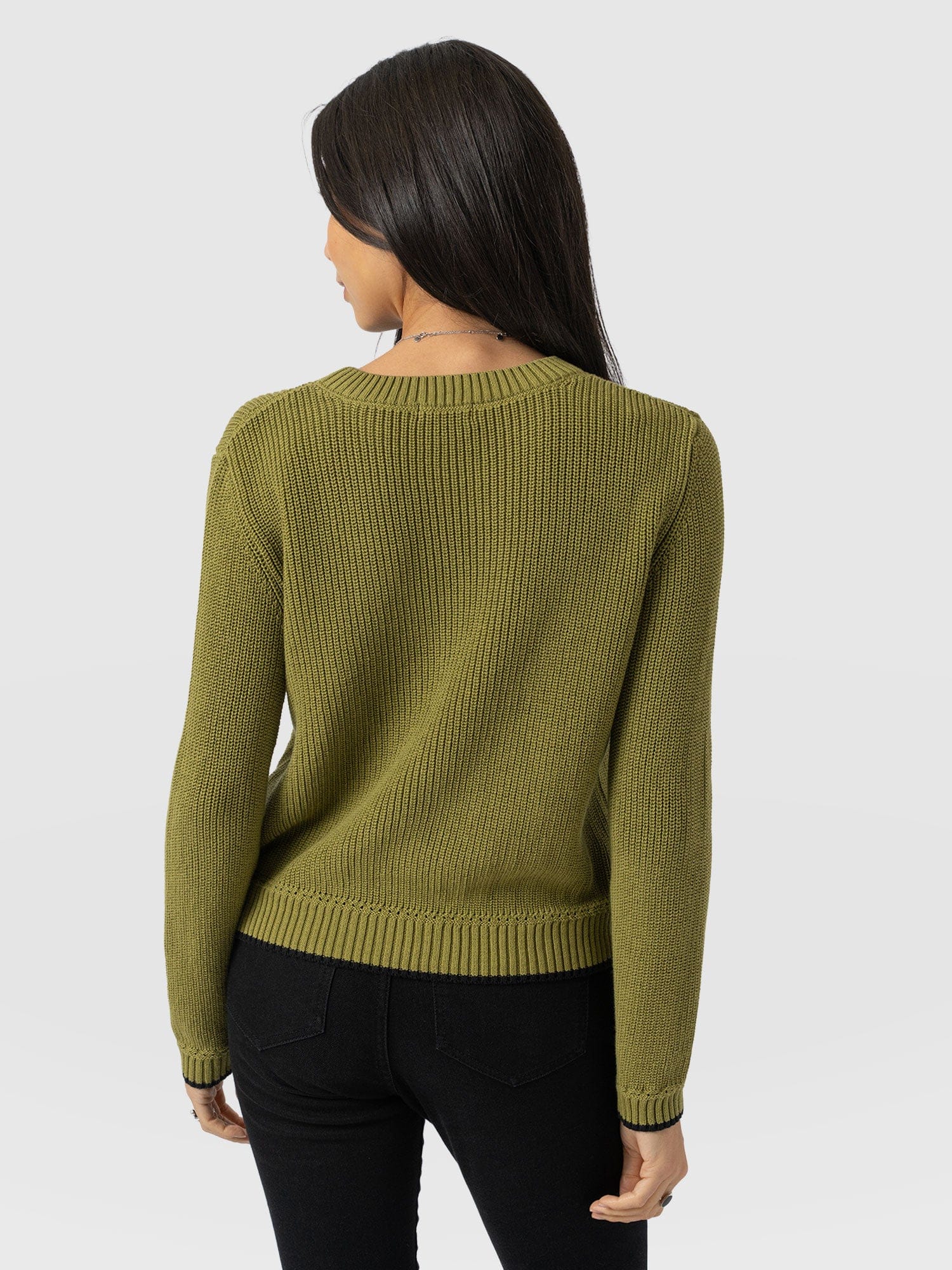 Remy Crop Sweater Khaki - Women's Sweaters | Saint + Sofia® US