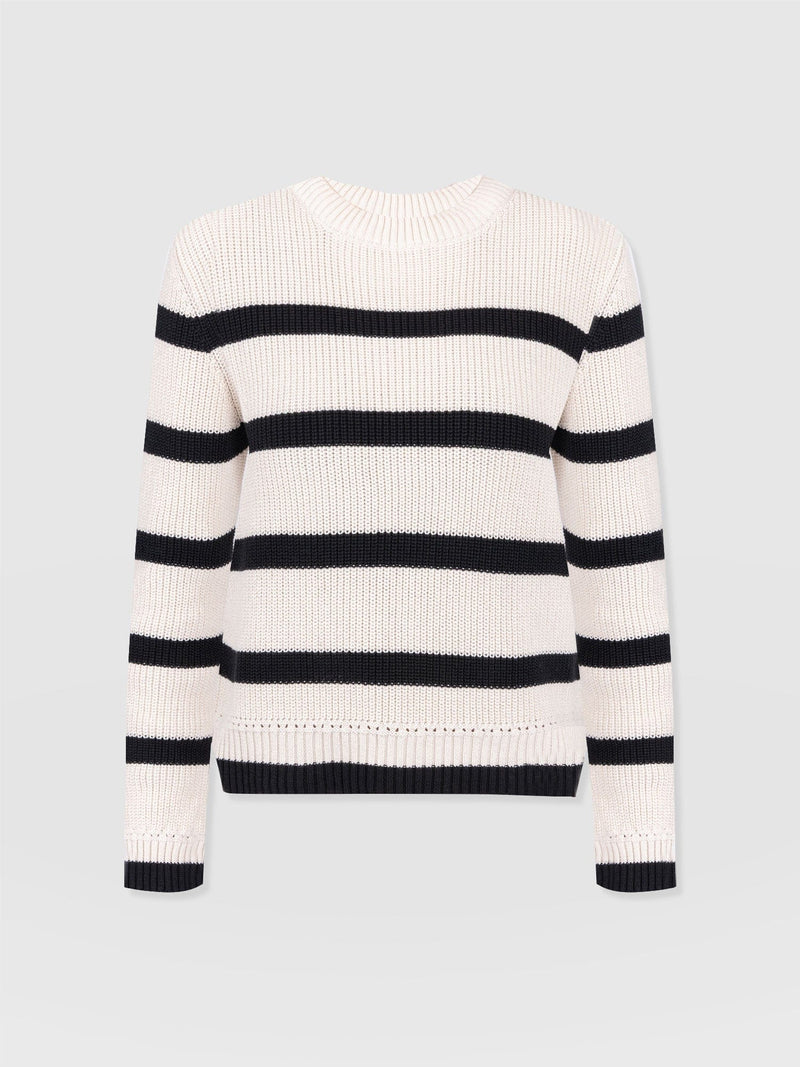 Remy Crop Sweater - Stripe