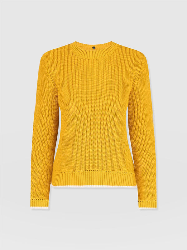 Remy Crop Sweater Yellow - Women's Sweaters | Saint + Sofia® US