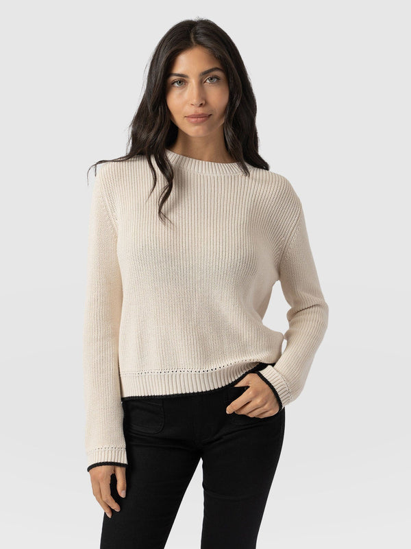 Remy Crop Sweater Yellow - Women's Sweaters | Saint + Sofia® US