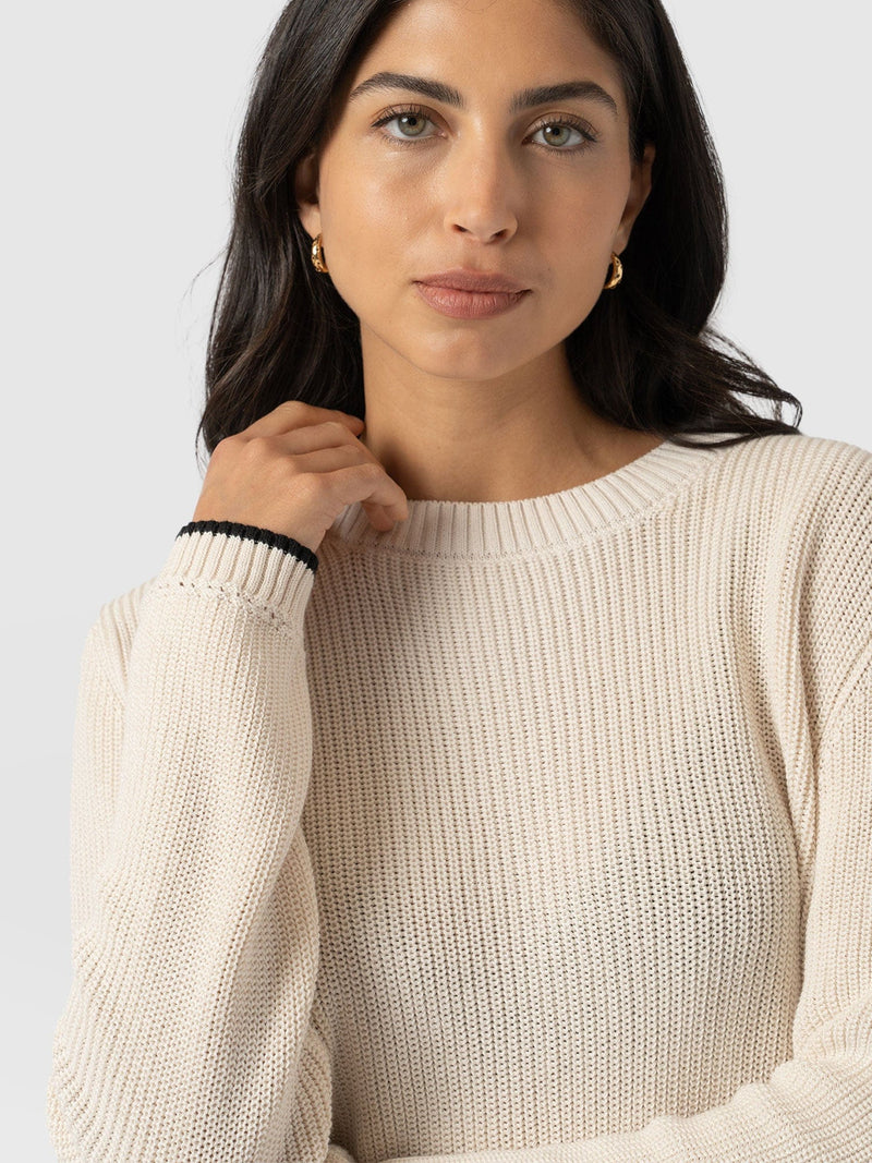 Remy Crop Sweater Yellow - Women's Sweaters | Saint + Sofia® US