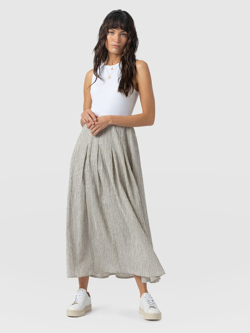 Renee Contrast Dress - Gingham - Women's Dresses | Saint + Sofia® USA
