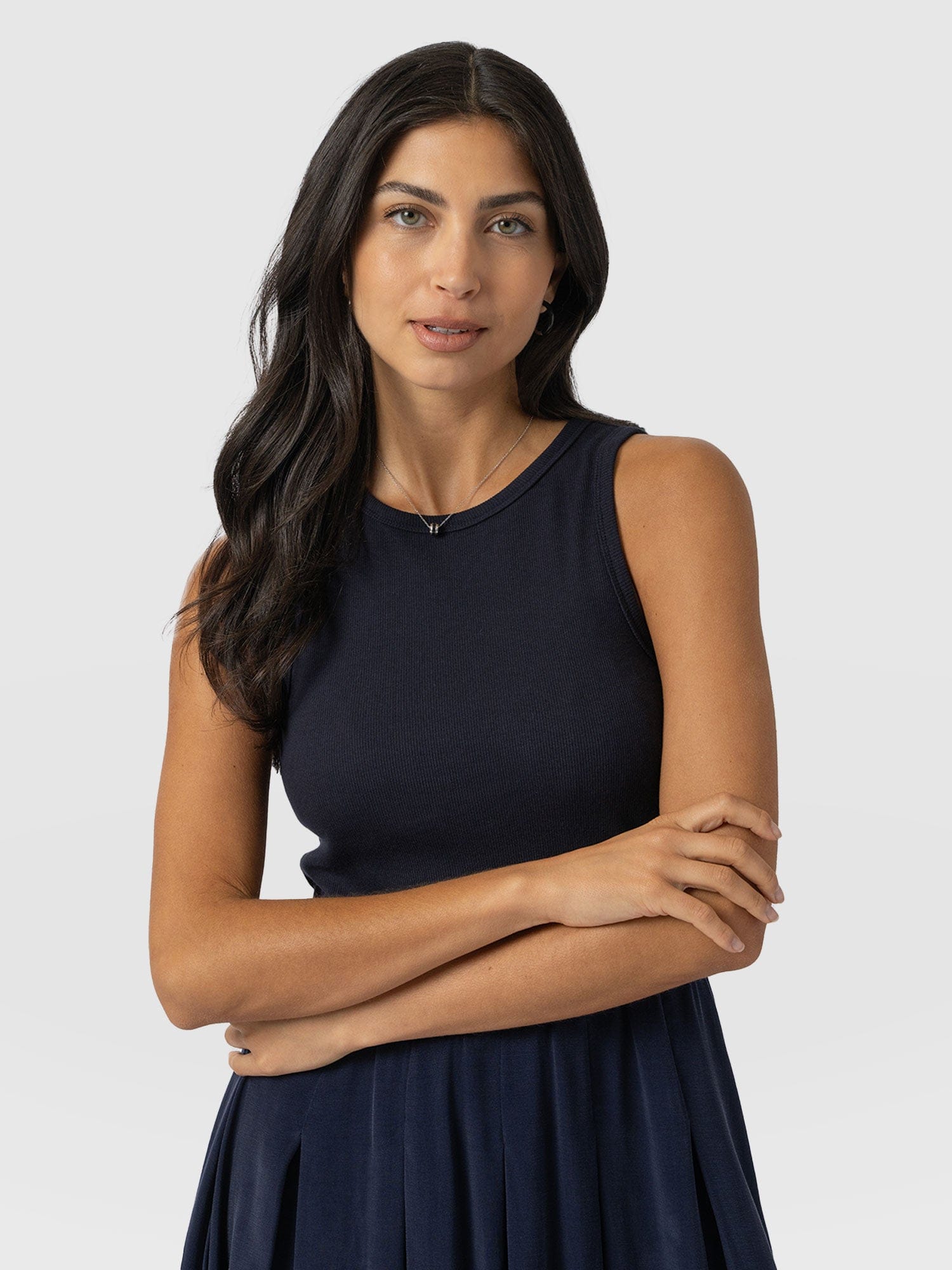Renee Contrast Dress Navy - Women's Dresses | Saint + Sofia® US