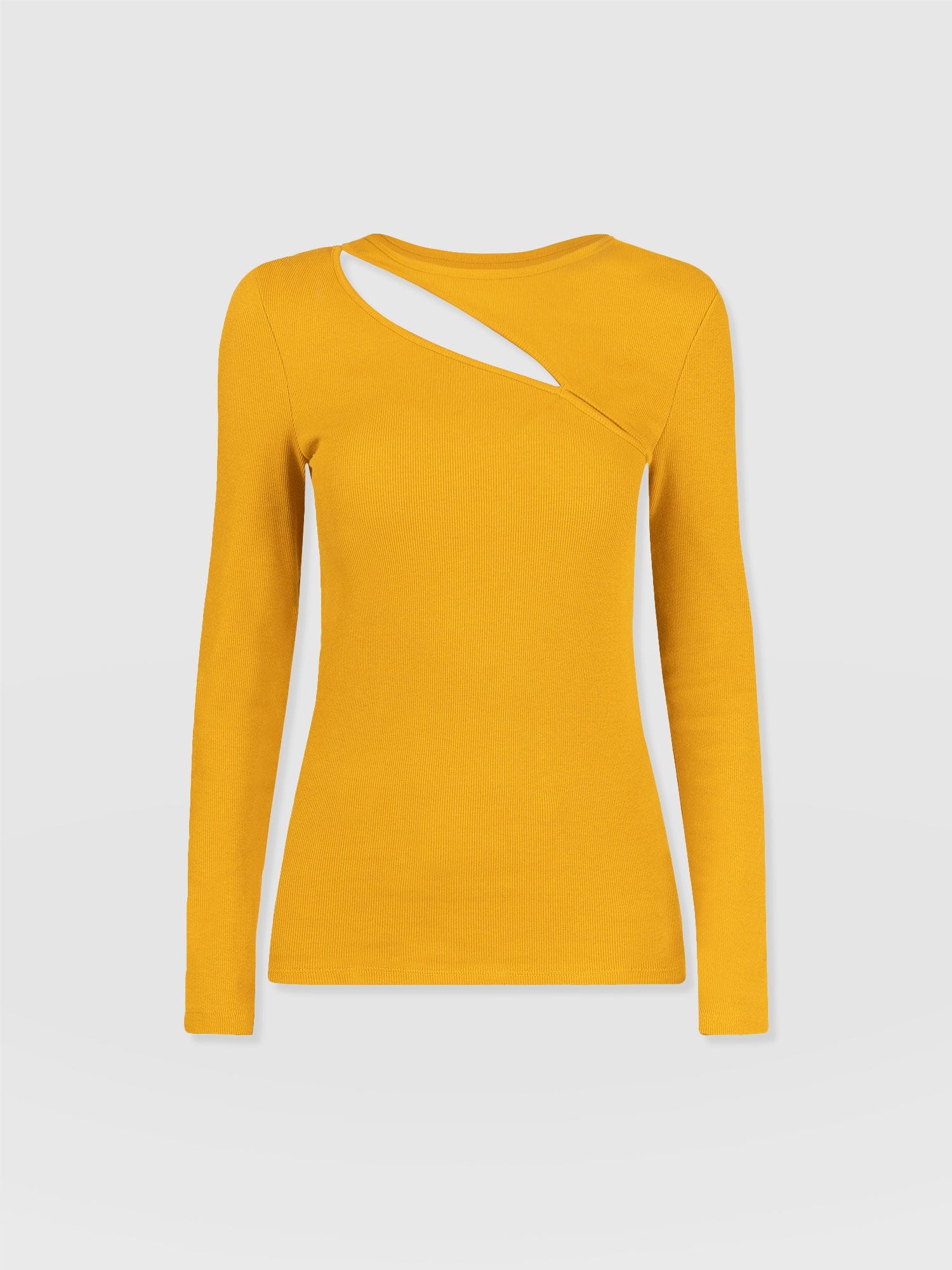 Reveal Tee Long Sleeve Ochre - Women's T-shirts | Saint + Sofia® US