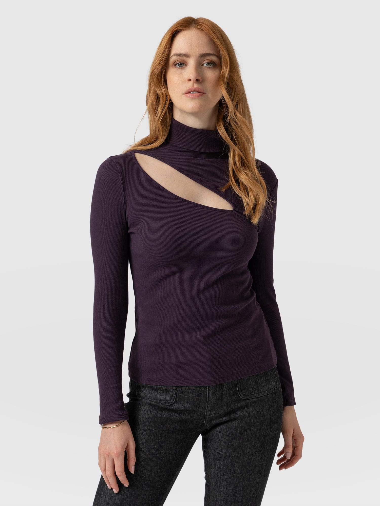 Plum 2024 polo neck