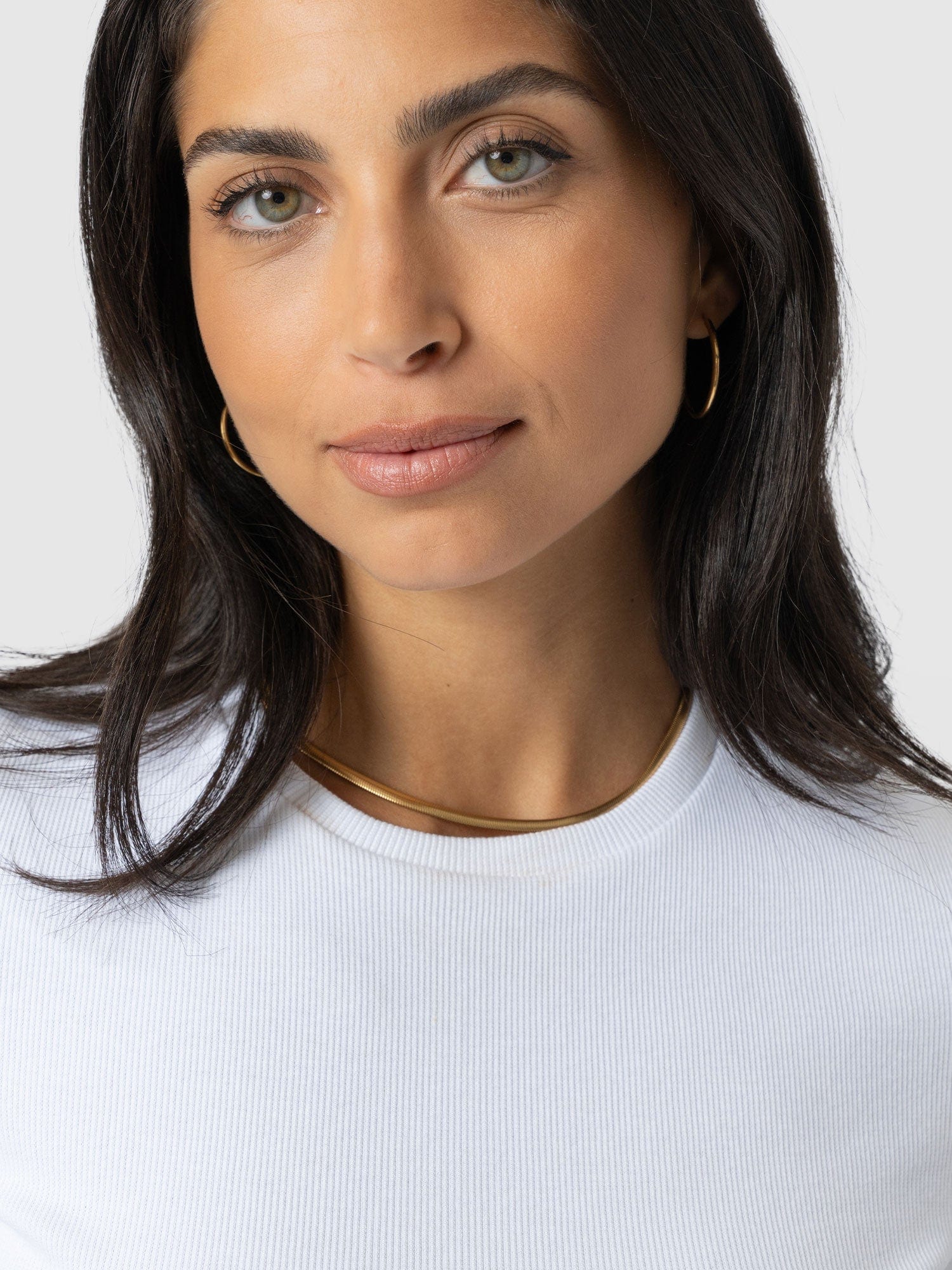 Ribbed Short Sleeve Tee - White - Women's T-shirts | Saint + Sofia? USA