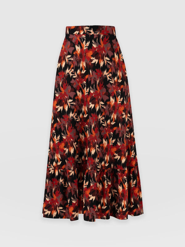 Riley Skirt Earthy Bloom - Women's Skirts | Saint + Sofia® USA