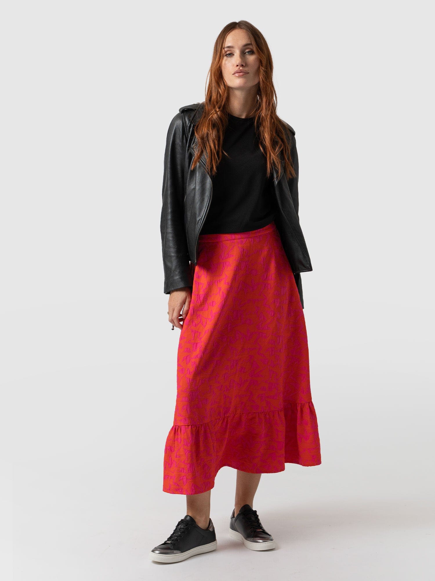 Riley Skirt Festival Jacquard - Women's Skirts | Saint + Sofia® USA