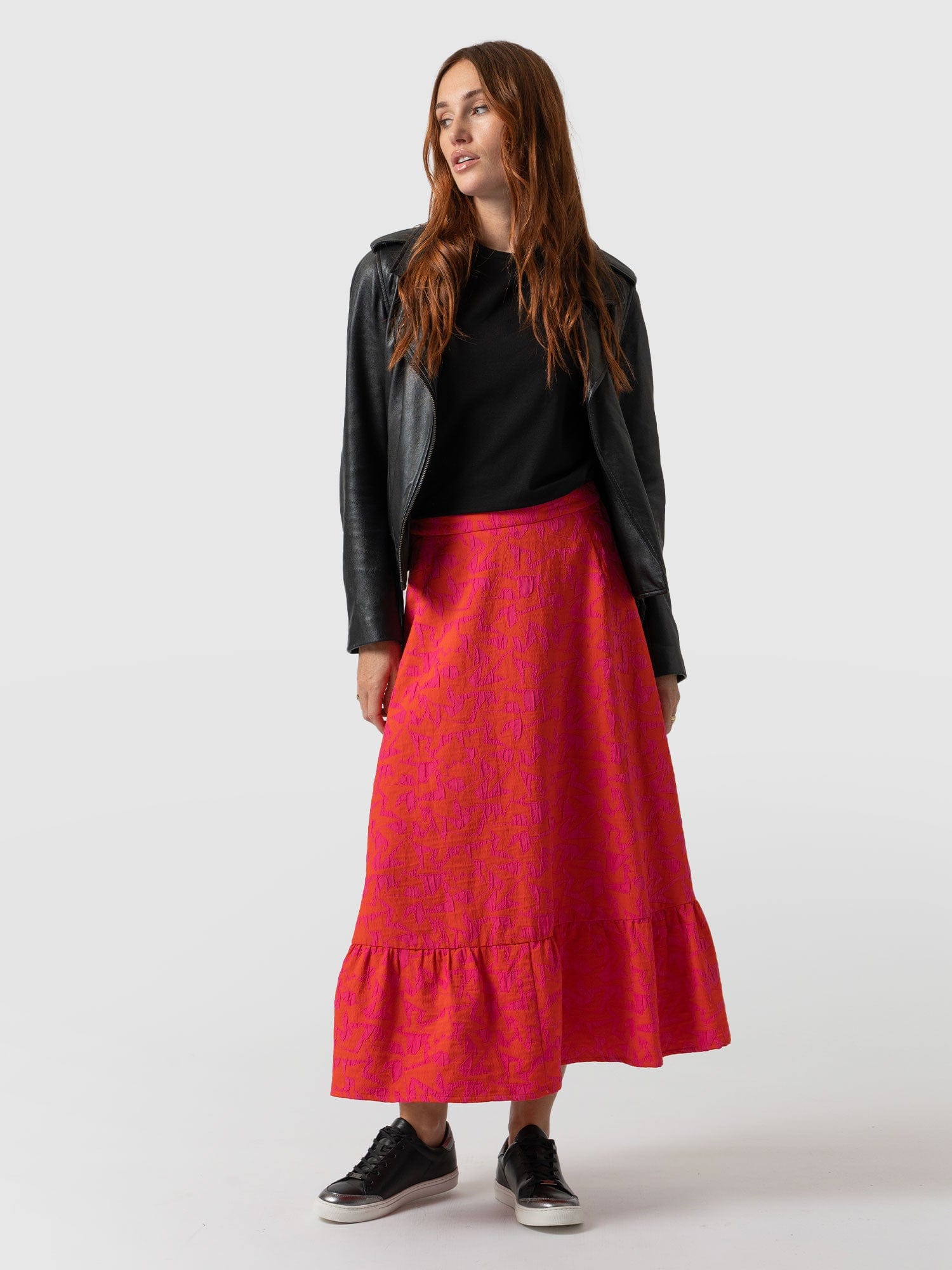 Riley Skirt Festival Jacquard - Women's Skirts | Saint + Sofia® USA