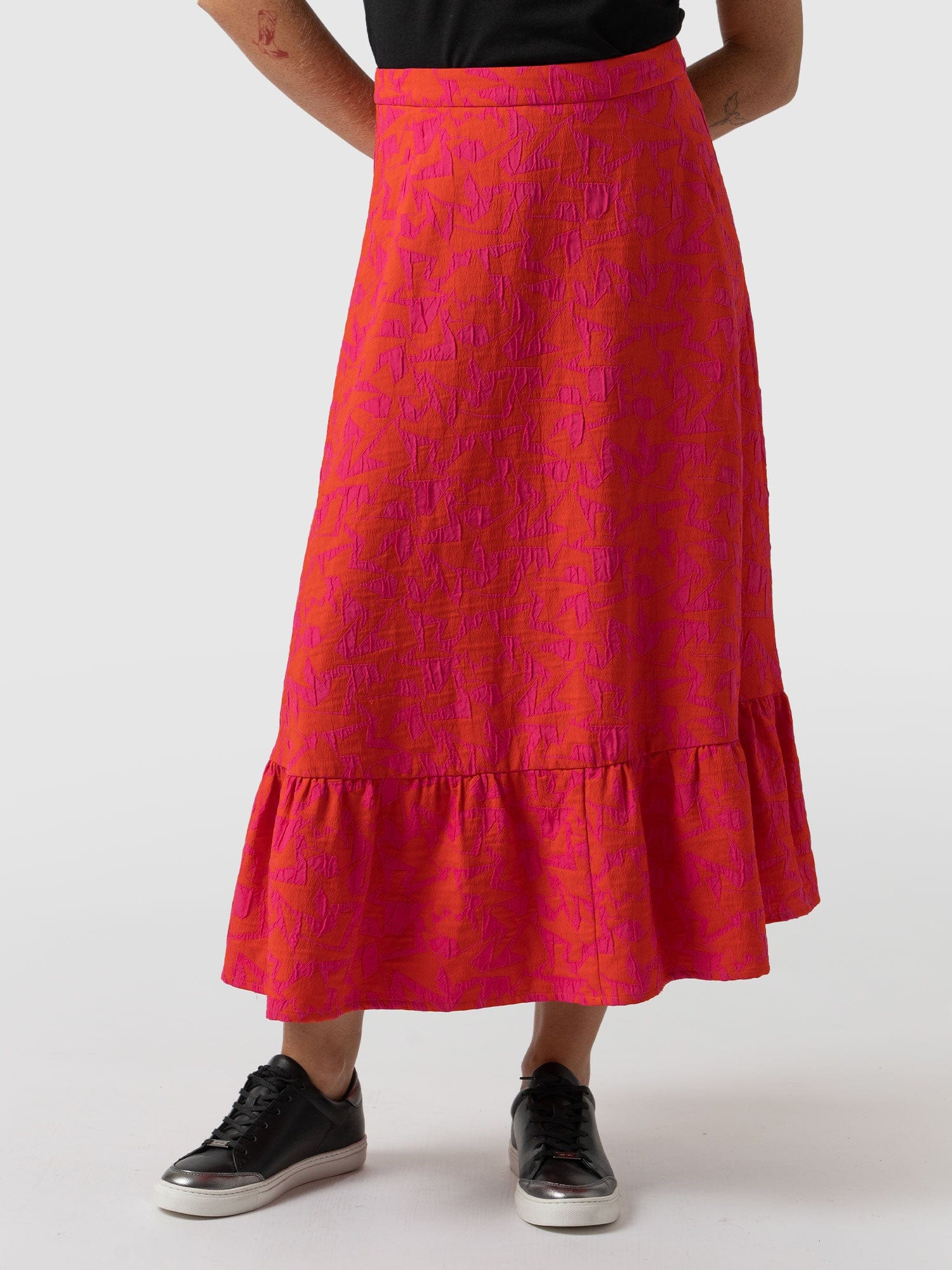 Riley Skirt Festival Jacquard - Women's Skirts | Saint + Sofia® USA