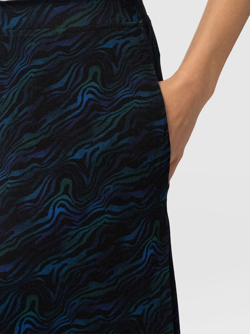 Riley Skirt Galactic Wave - Women's Skirts | Saint + Sofia® USA