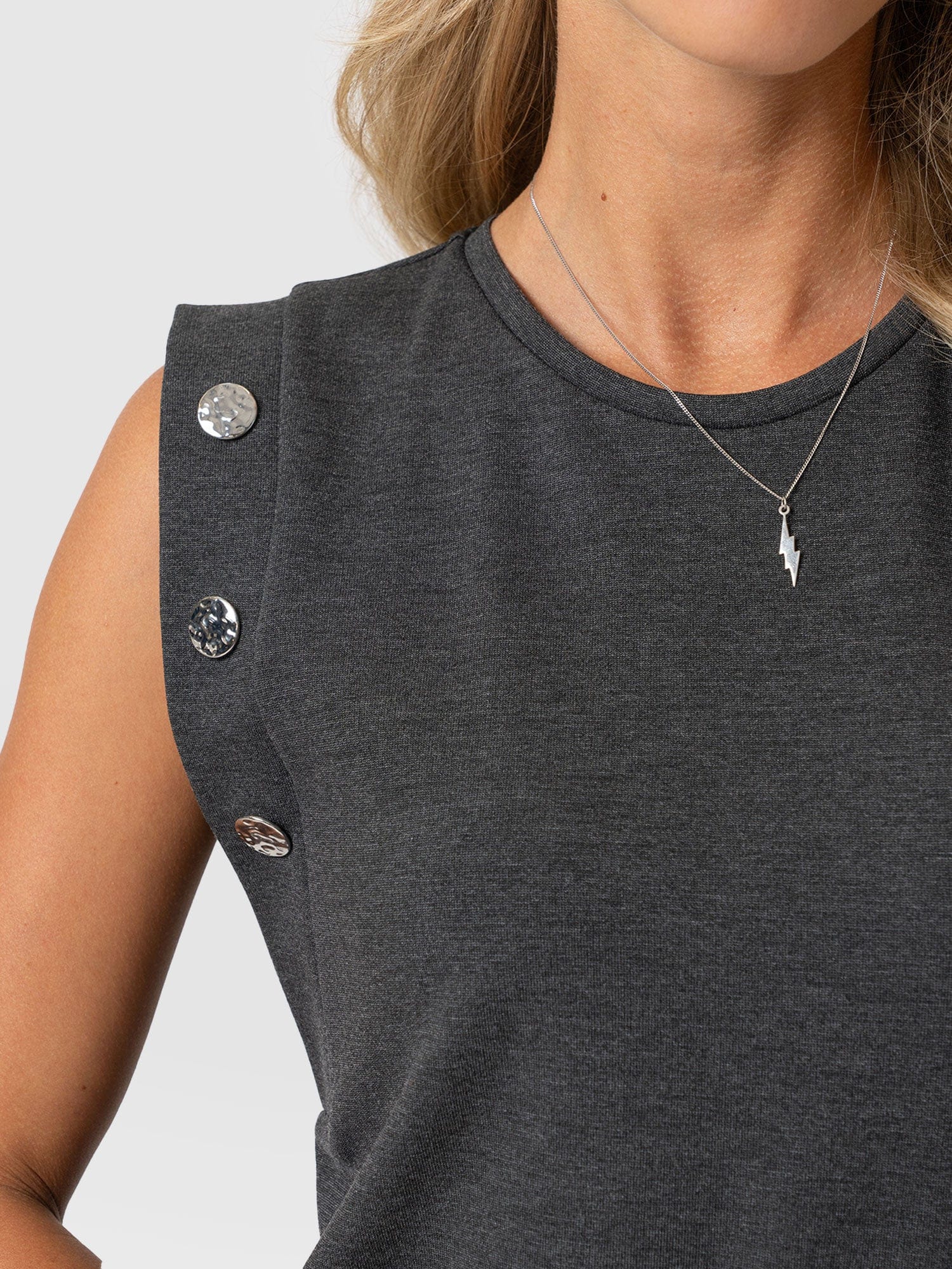 Rowan Dress - Charcoal - Molten - Women's Dresses | Saint + Sofia® USA