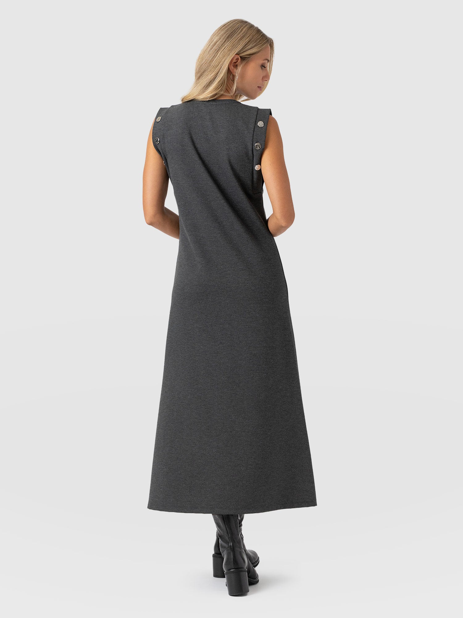 Rowan Dress - Charcoal - Molten - Women's Dresses | Saint + Sofia® USA