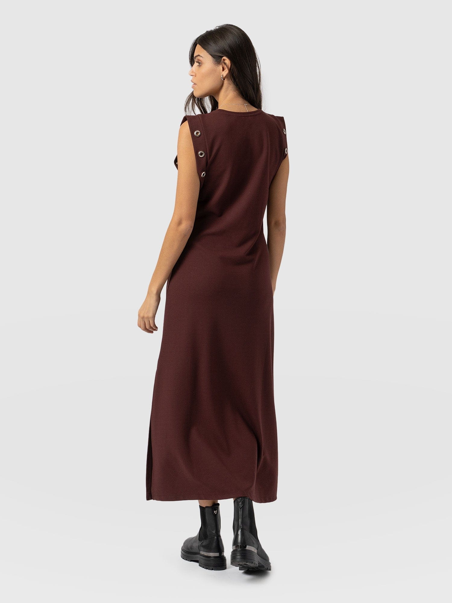 Rowan Dress Maroon - Women's Dresses | Saint + Sofia® US