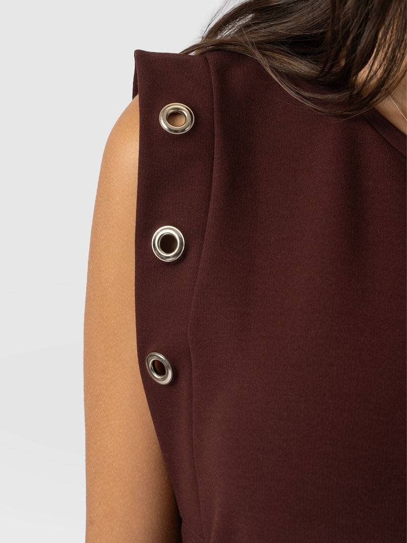 Rowan Dress - Maroon