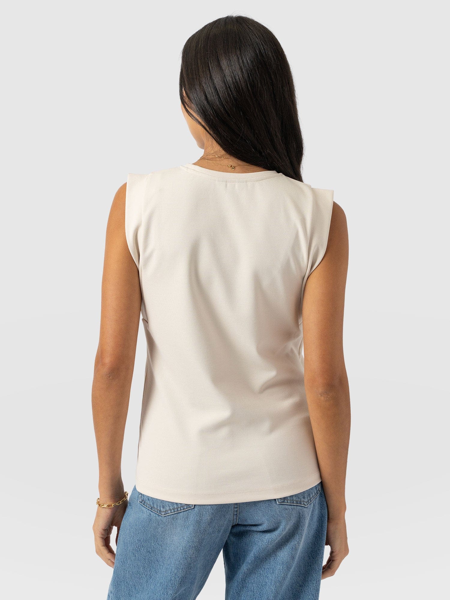Rowan Tee - Cream - Molten - Women's T-shirts | Saint + Sofia® USA