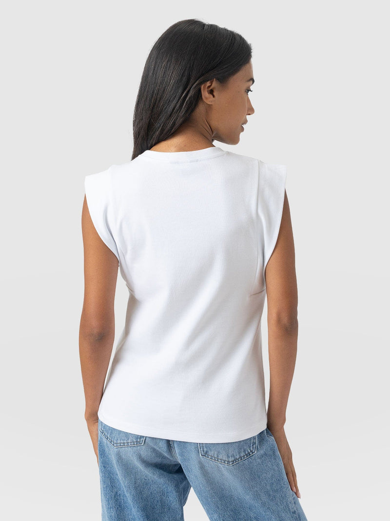 Rowan Tee - White - Women's T-shirts | Saint + Sofia® USA