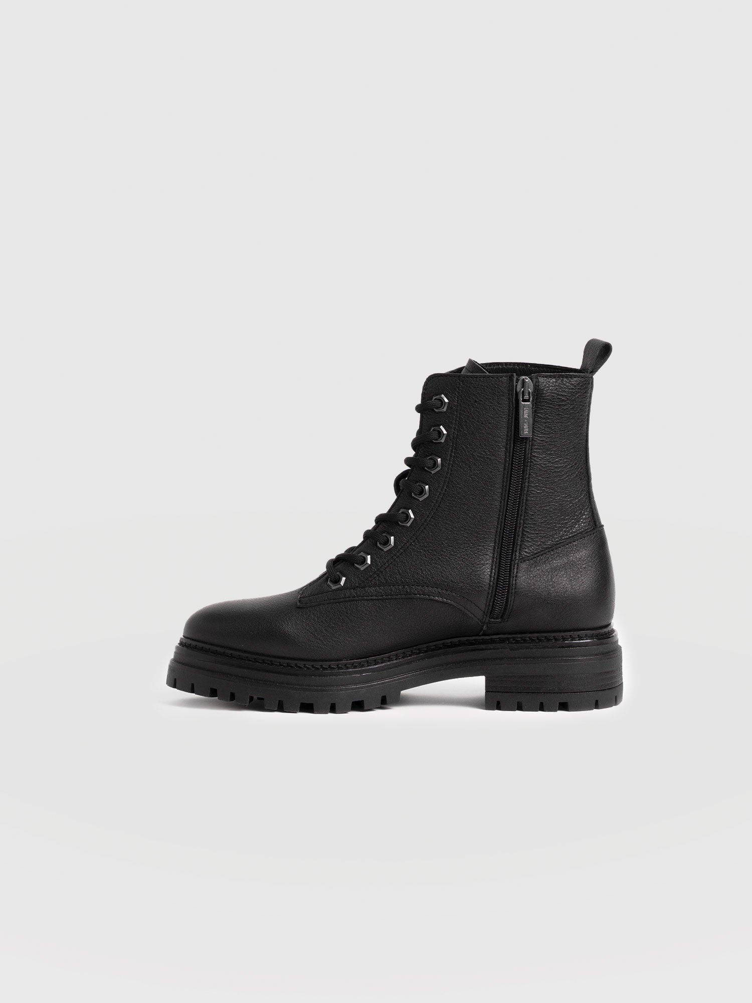 Roxie Biker Boot - Black - Women's Shoes | Saint + Sofia® USA