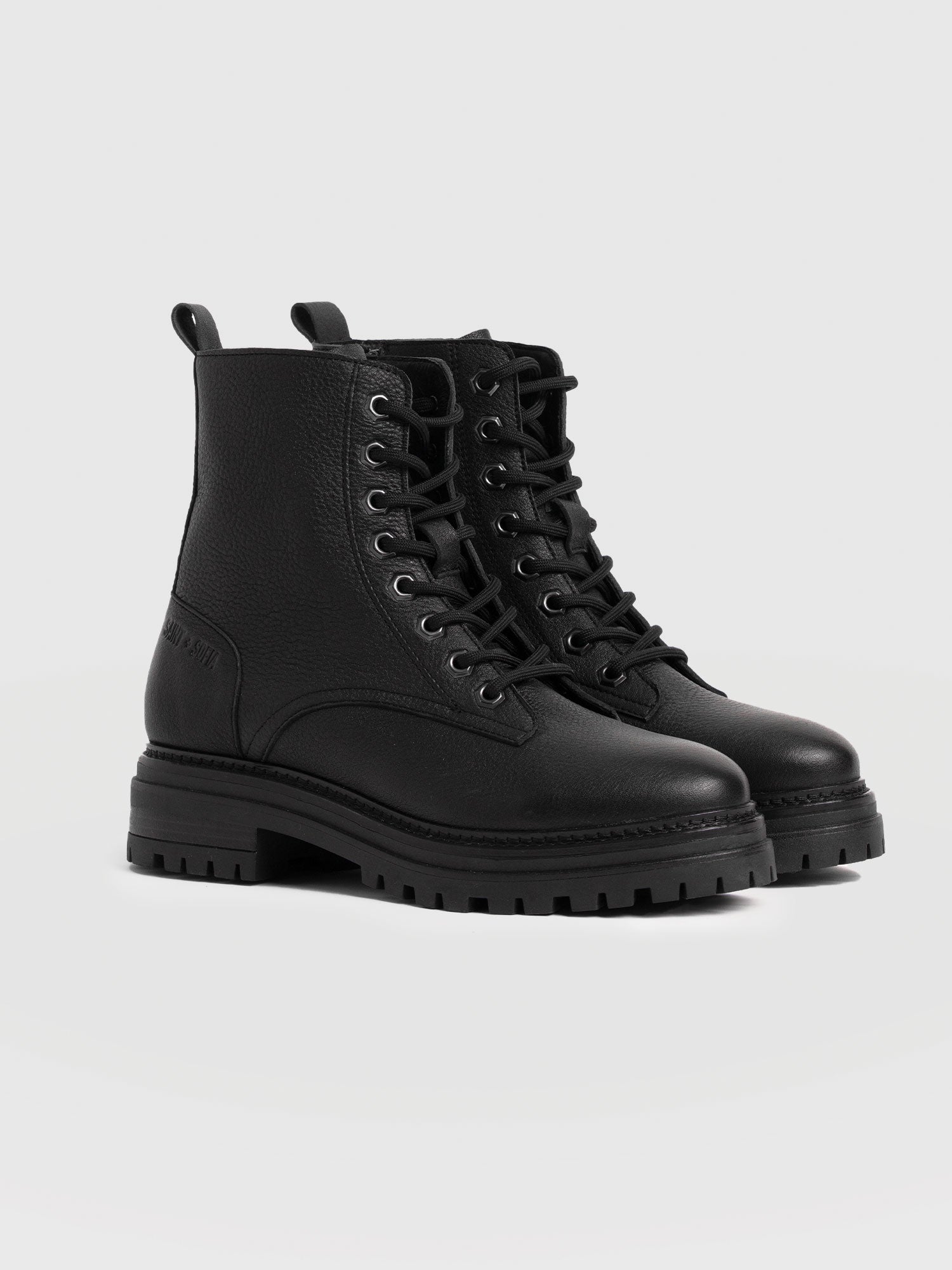 Roxie Biker Boot - Black - Women's Shoes | Saint + Sofia® USA