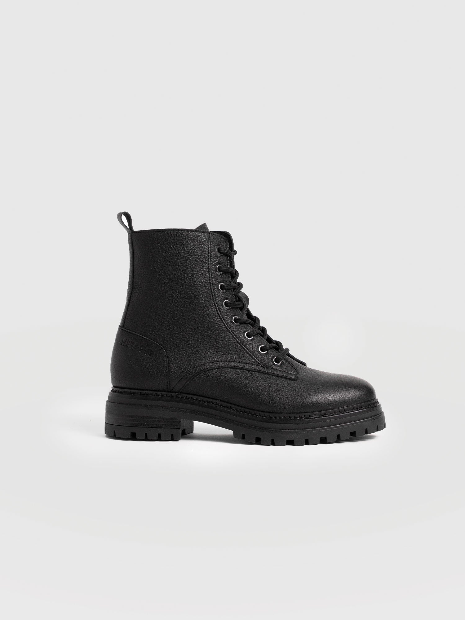 Roxie Biker Boot - Black - Women's Shoes | Saint + Sofia® USA