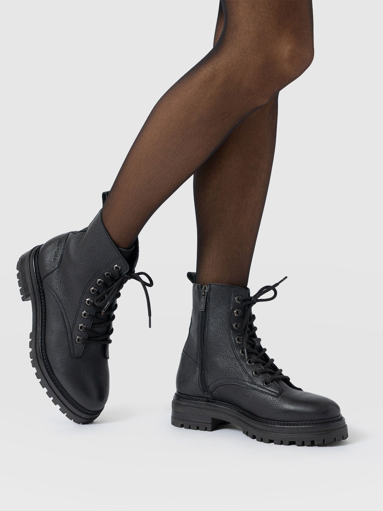 Roxie Biker Boot - Black - Women's Shoes | Saint + Sofia® USA