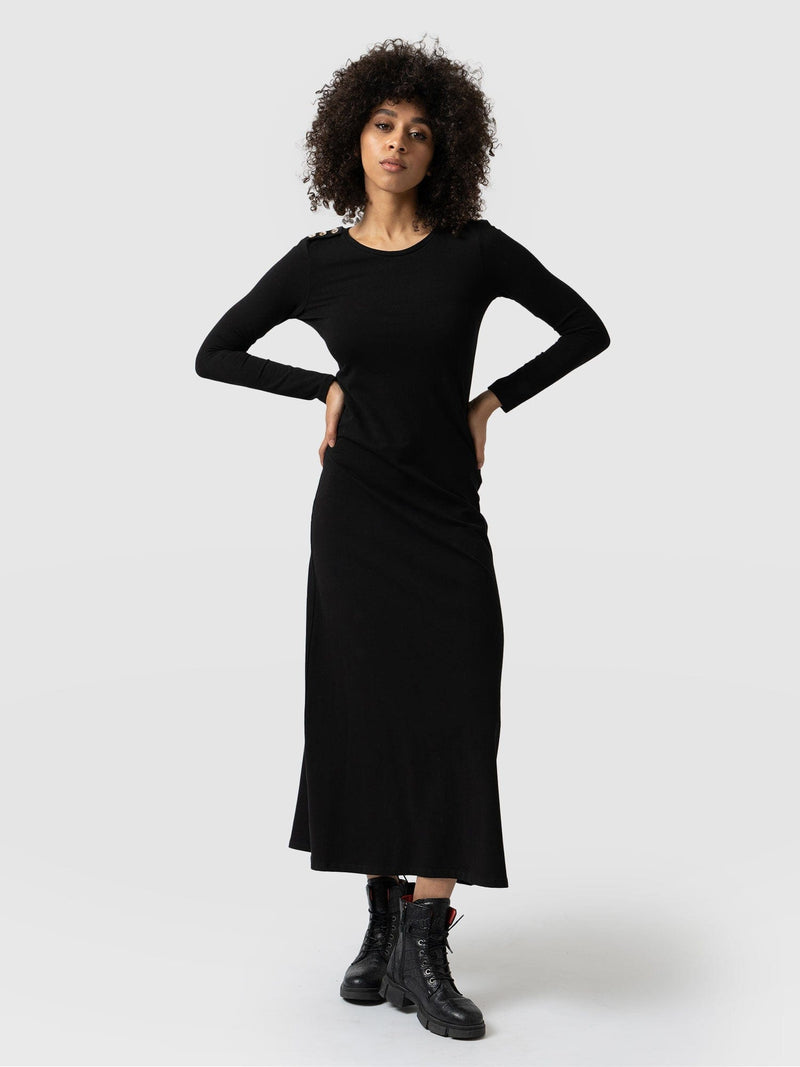 Runway Maxi Dress Black - Women's Dresses | Saint + Sofia® USA