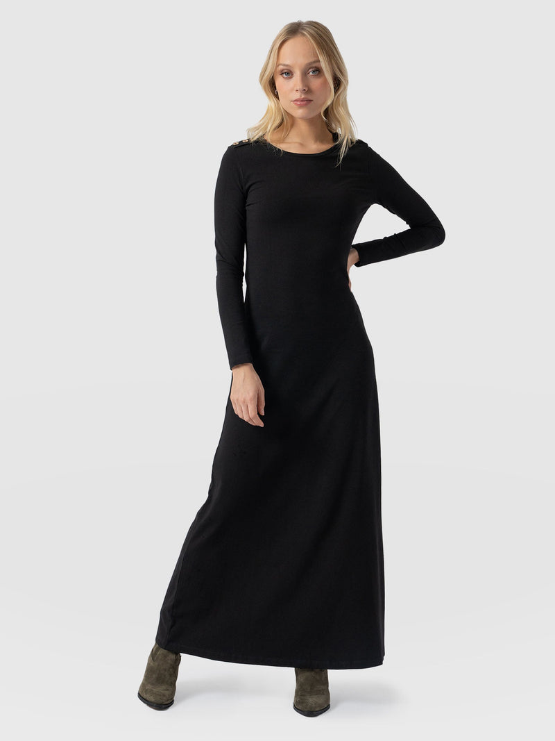 Runway Maxi Dress Black - Women's Dresses | Saint + Sofia® USA