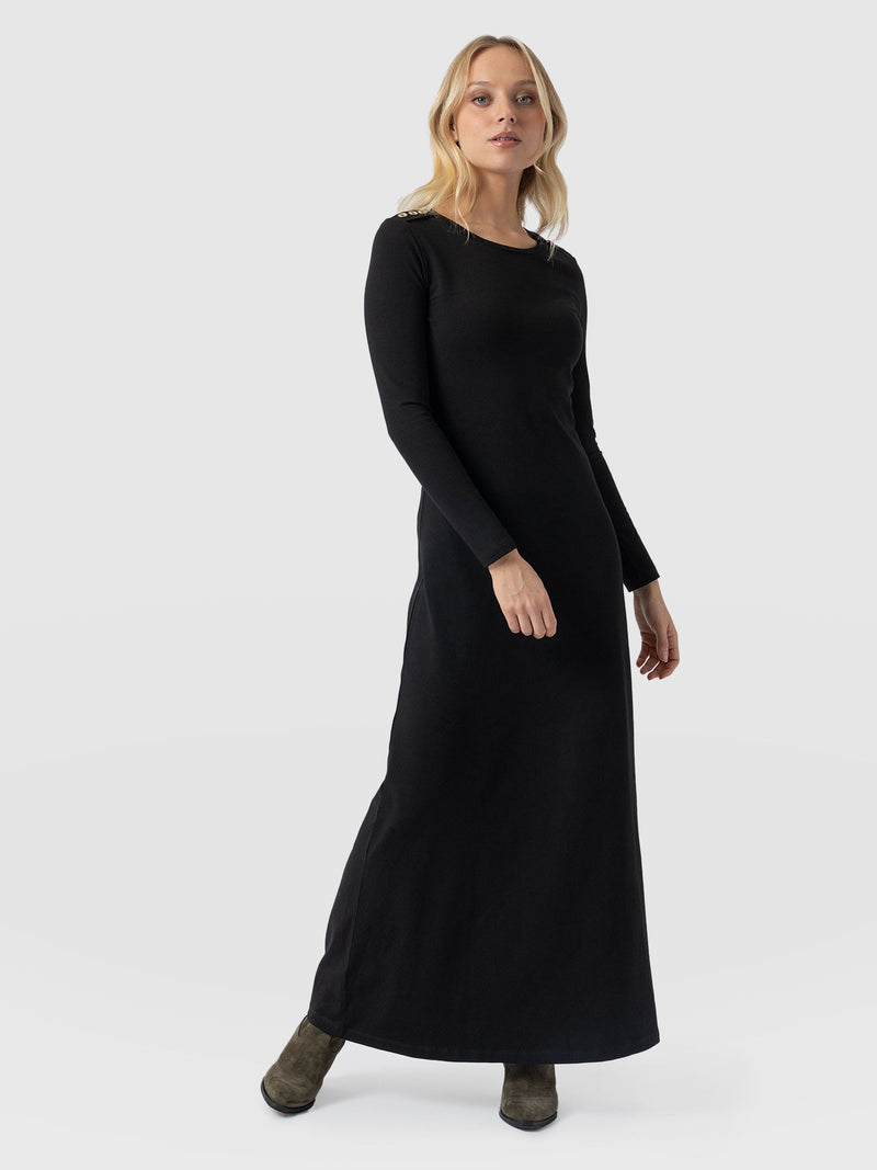 Runway Maxi Dress Black - Women's Dresses | Saint + Sofia® USA