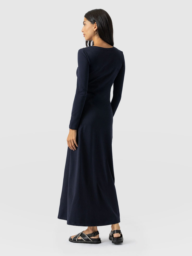 Runway Maxi Dress Navy - Women's Dresses | Saint + Sofia® USA