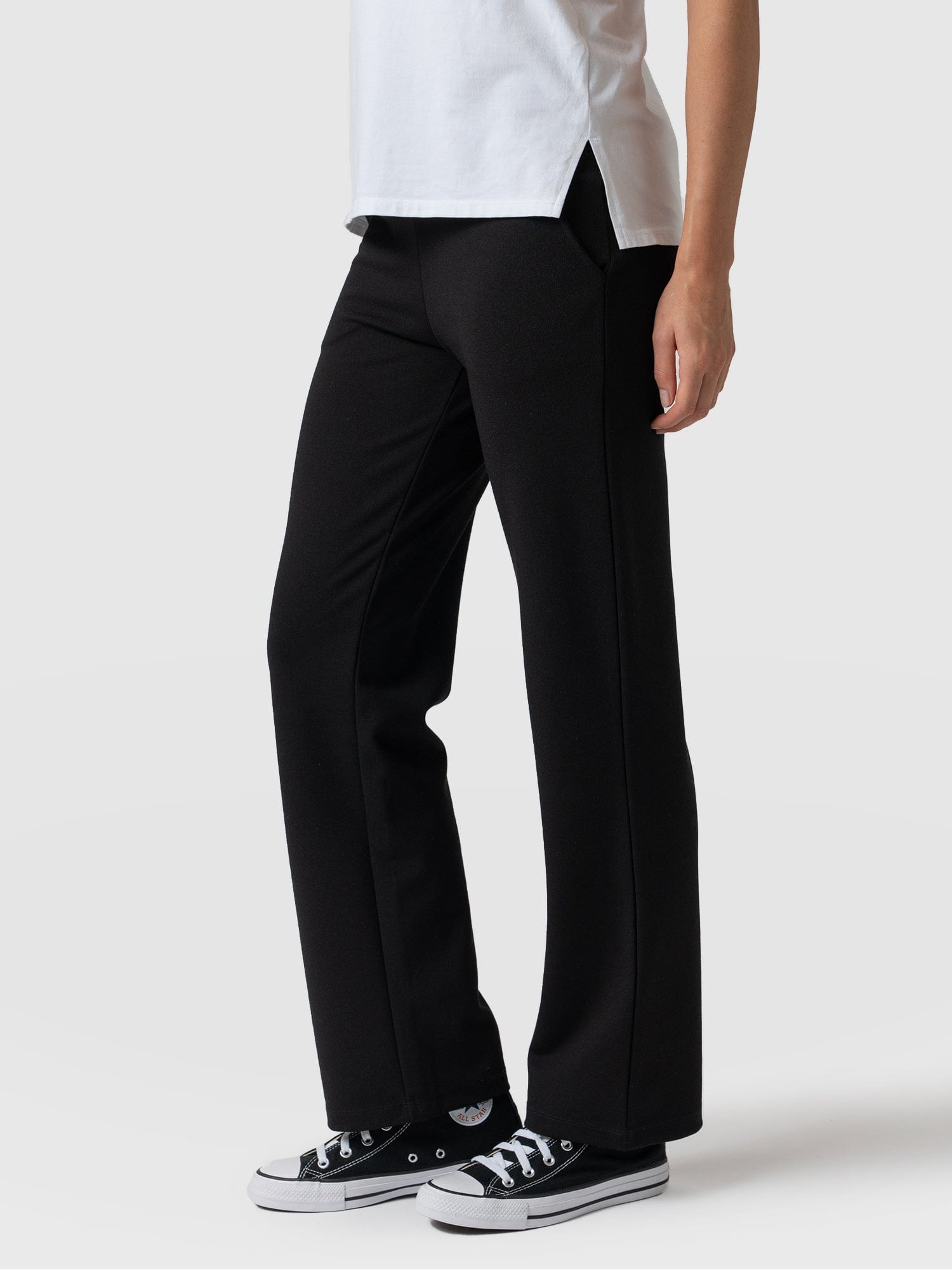 Runway Pant Black - Women's Pants | Saint + Sofia® USAA – Saint + Sofia® Inc | Official