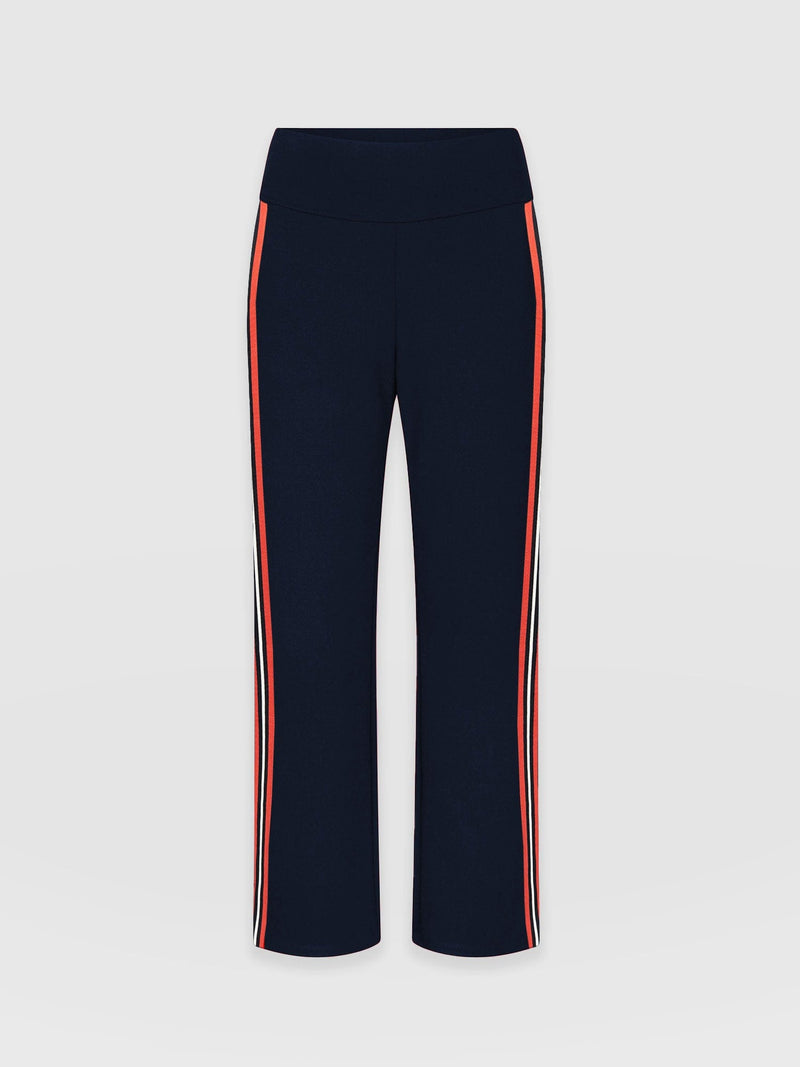 Runway Pant Navy Red Stripe - Women's Pants | Saint + Sofia® US