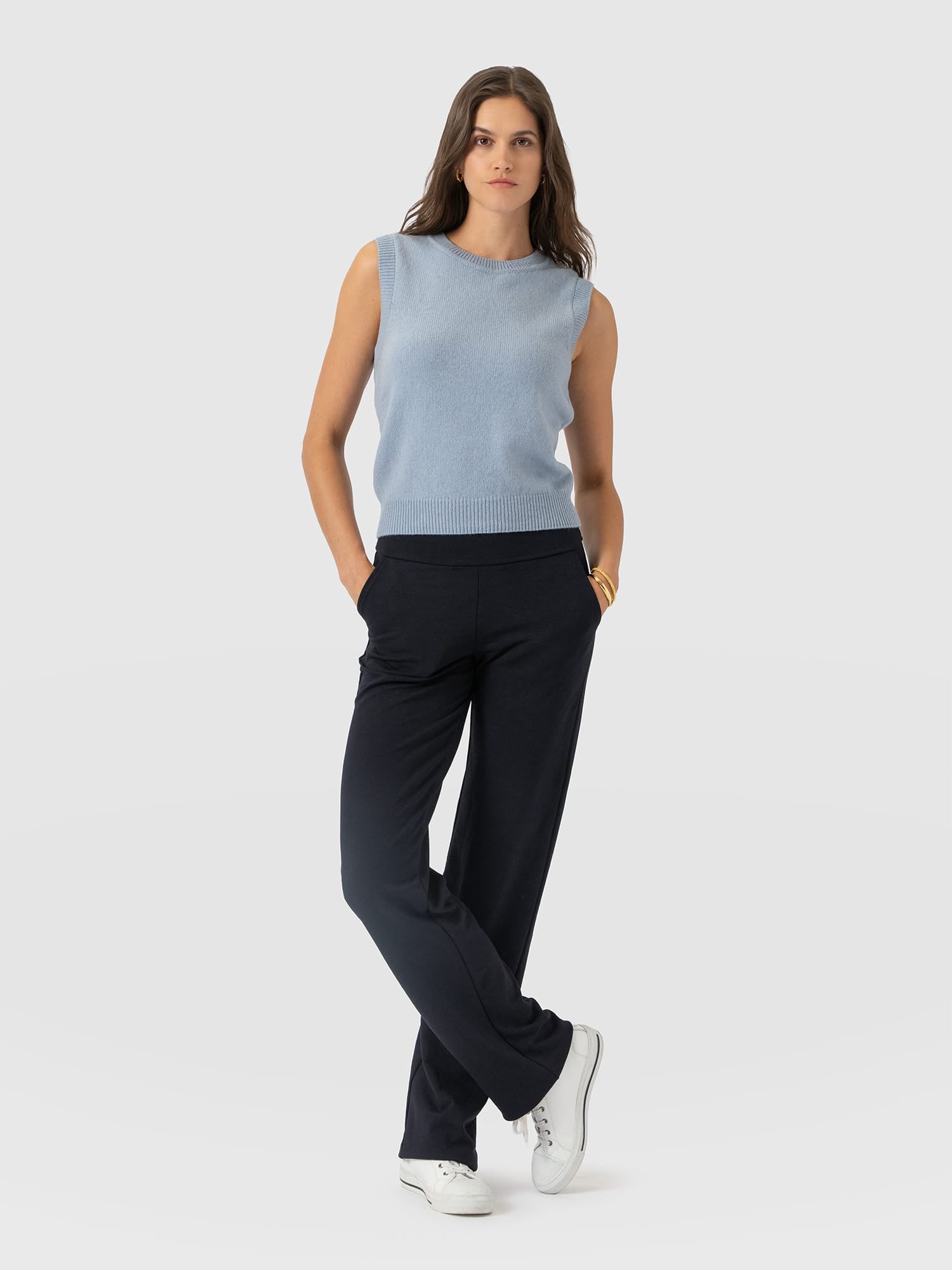 Runway Pant Navy - Women's Pants | Saint and Sofia® USA