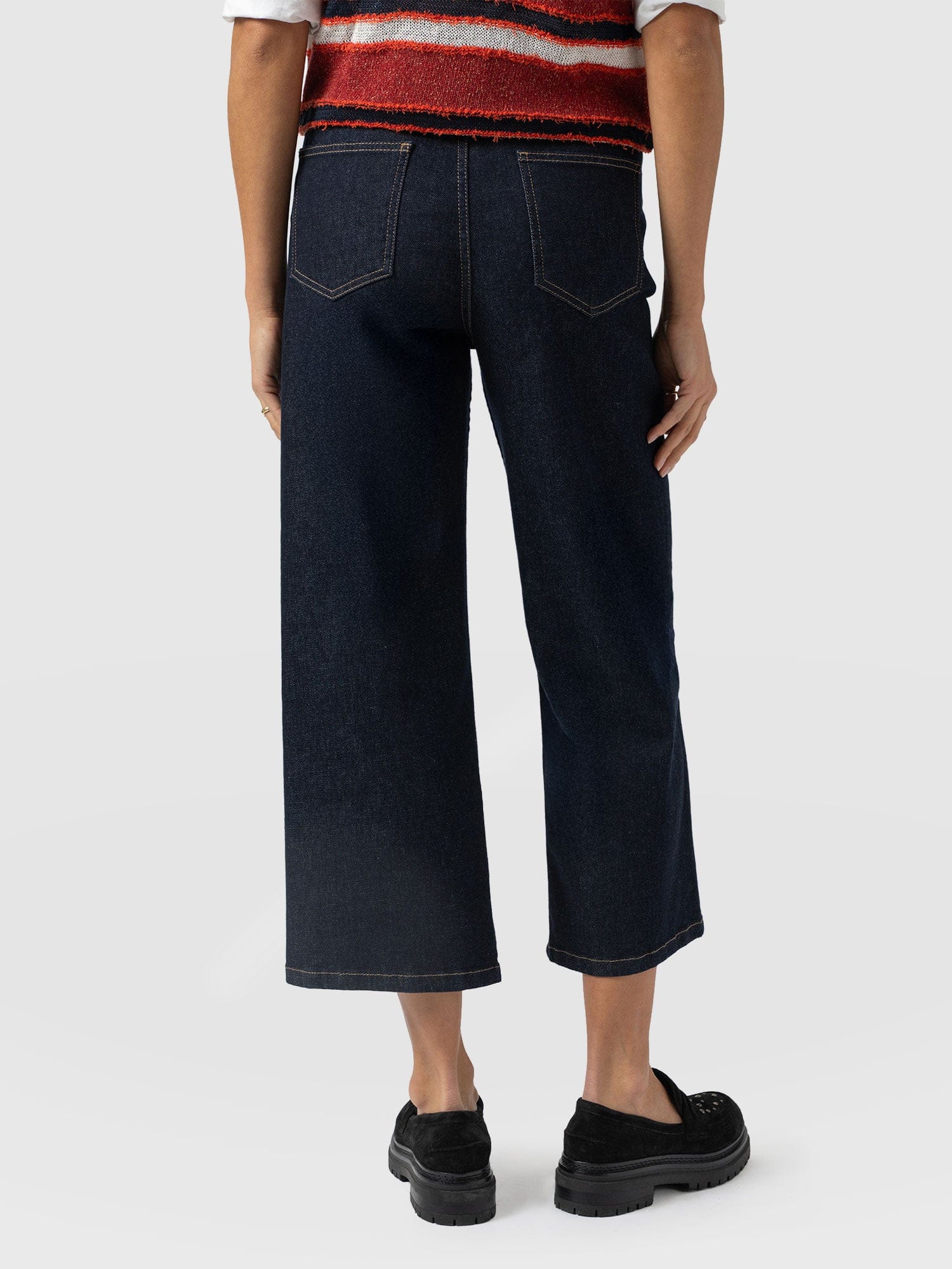 Rylie Crop Jean - Indigo - Women's Jeans | Saint + Sofia® USA