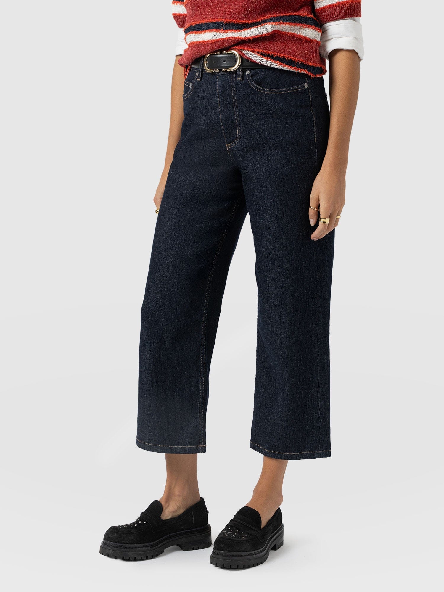 Rylie Crop Jean - Indigo - Women's Jeans | Saint + Sofia® USA