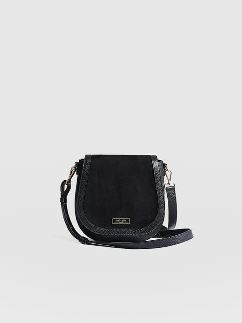 Saddle Bag Black - Women's Purses | Saint + Sofia® USA