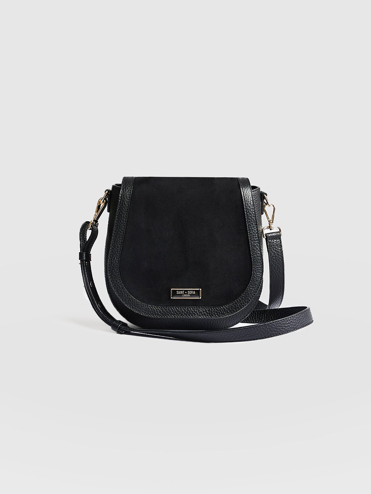 Saddle Bag Black - Women's Purses | Saint + Sofia® USA