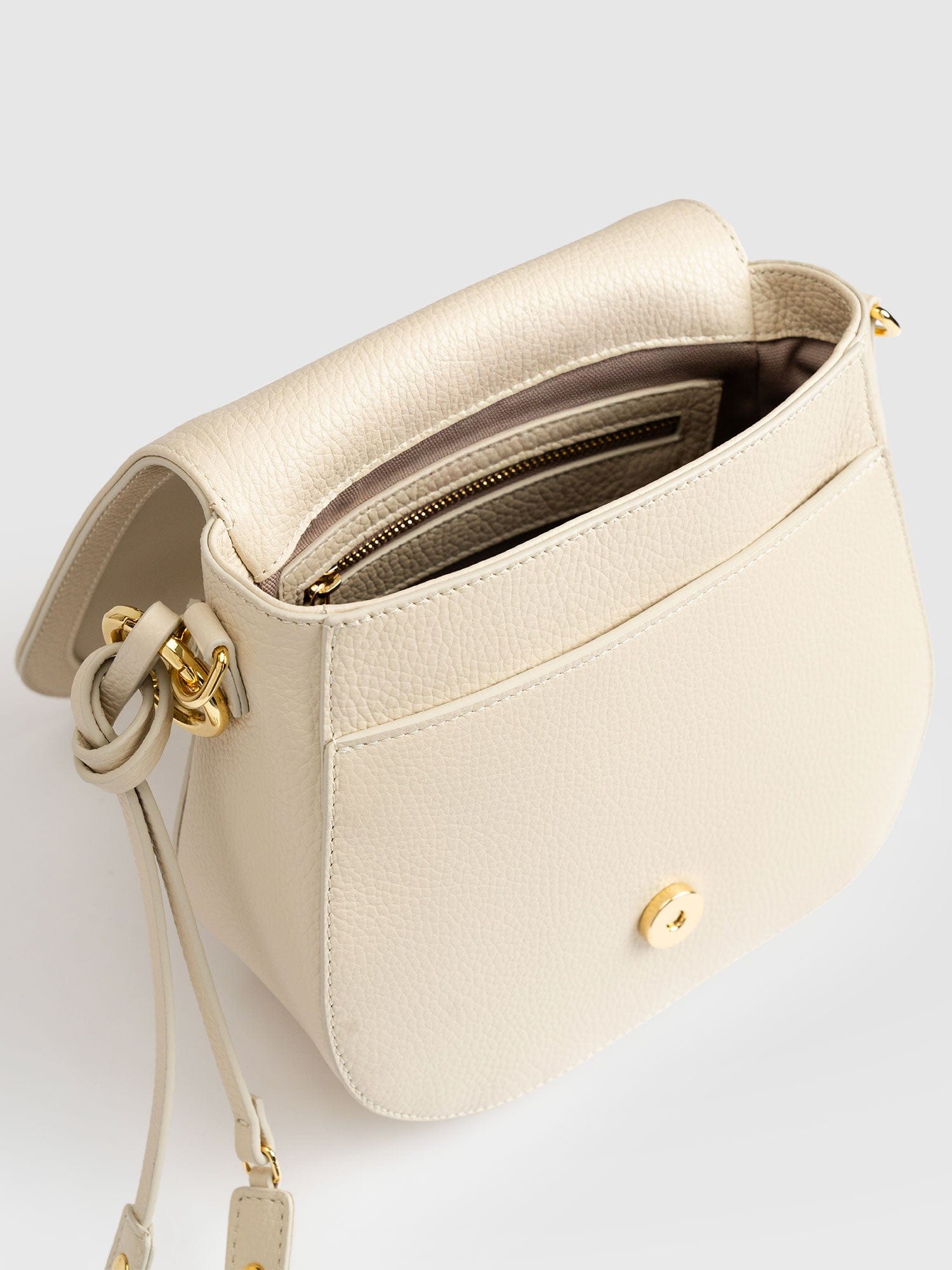 Saddle Bag - Cream - Women's Handbags | Saint + Sofia® USA