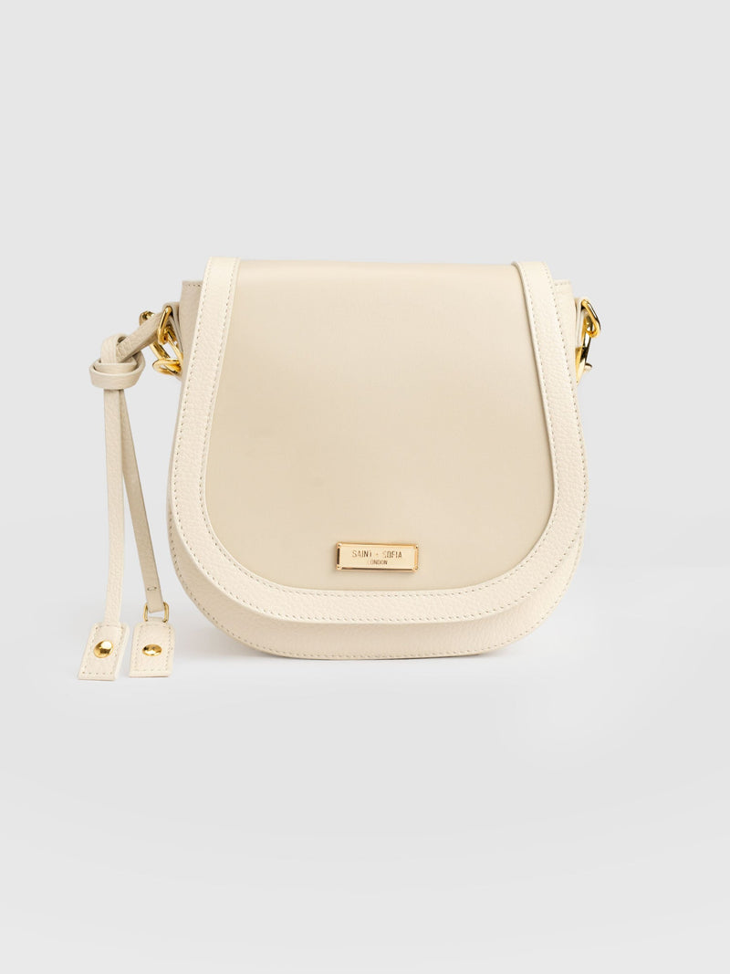 Saddle Bag - Cream - Women's Handbags | Saint + Sofia® USA