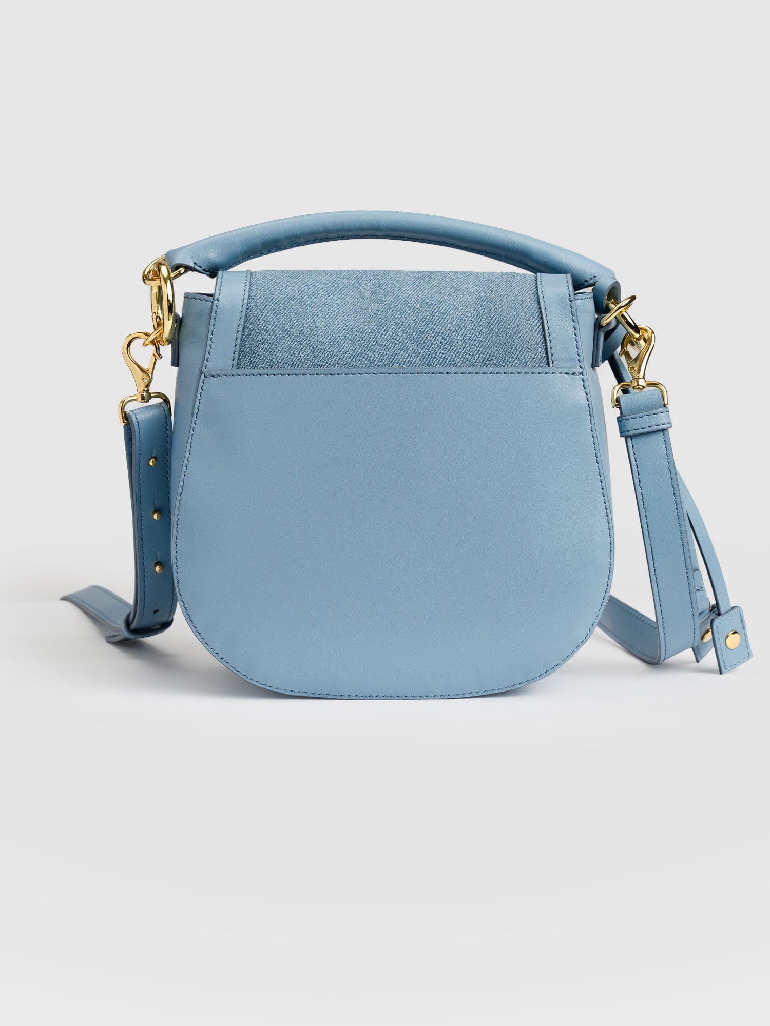 Saddle Bag - Denim - Women's Handbags | Saint + Sofia® USA