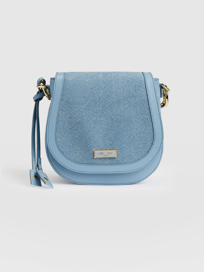 Saddle Bag - Denim - Women's Handbags | Saint + Sofia® USA
