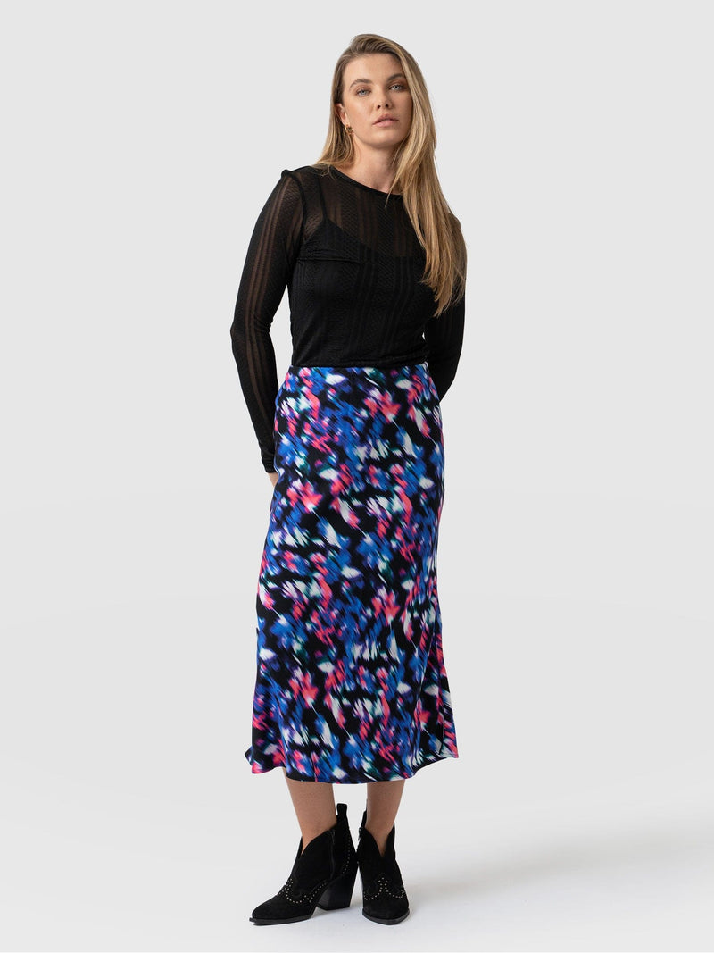 Sakura Bias Skirt Digital Filter - Women's Skirts | Saint + Sofia® USA