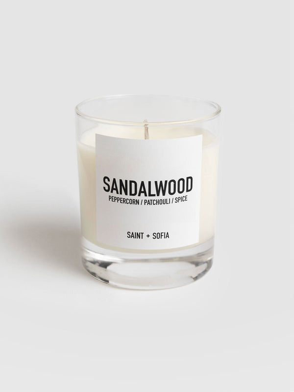 Sandalwood Scented Candle | Scented Candles | Saint + Sofia® USA