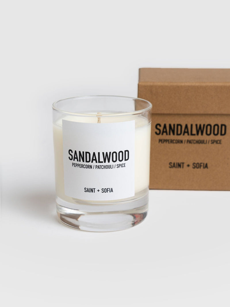 Sandalwood Scented Candle | Scented Candles | Saint + Sofia® USA