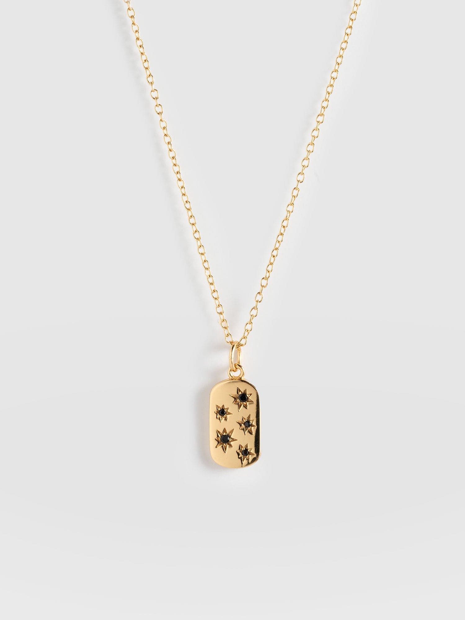 Scatter Star Charm Necklace Gold - Women's Jewellery | Saint + Sofia® UK