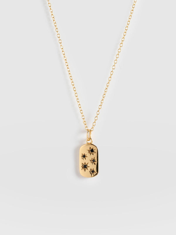 Scatter Star Charm Necklace Gold - Women's Jewellery | Saint + Sofia® USA