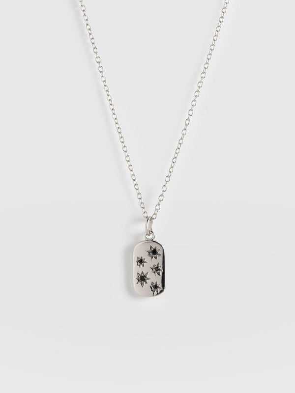 Scatter Star Charm Necklace Silver - Women's Jewellery | Saint + Sofia® UK