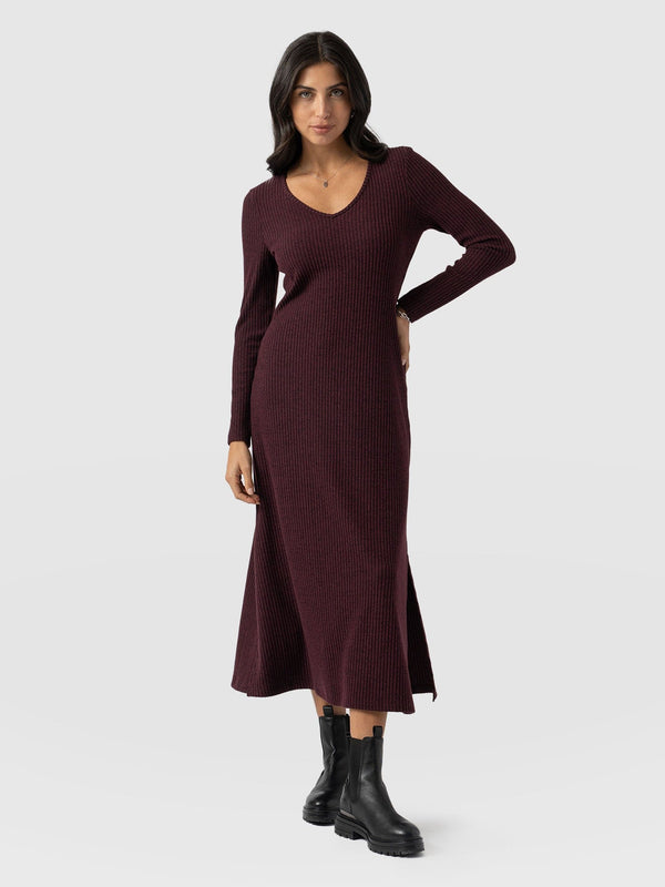 Sienna Maxi Dress Burgundy - Women's Dresses | Saint + Sofia® US