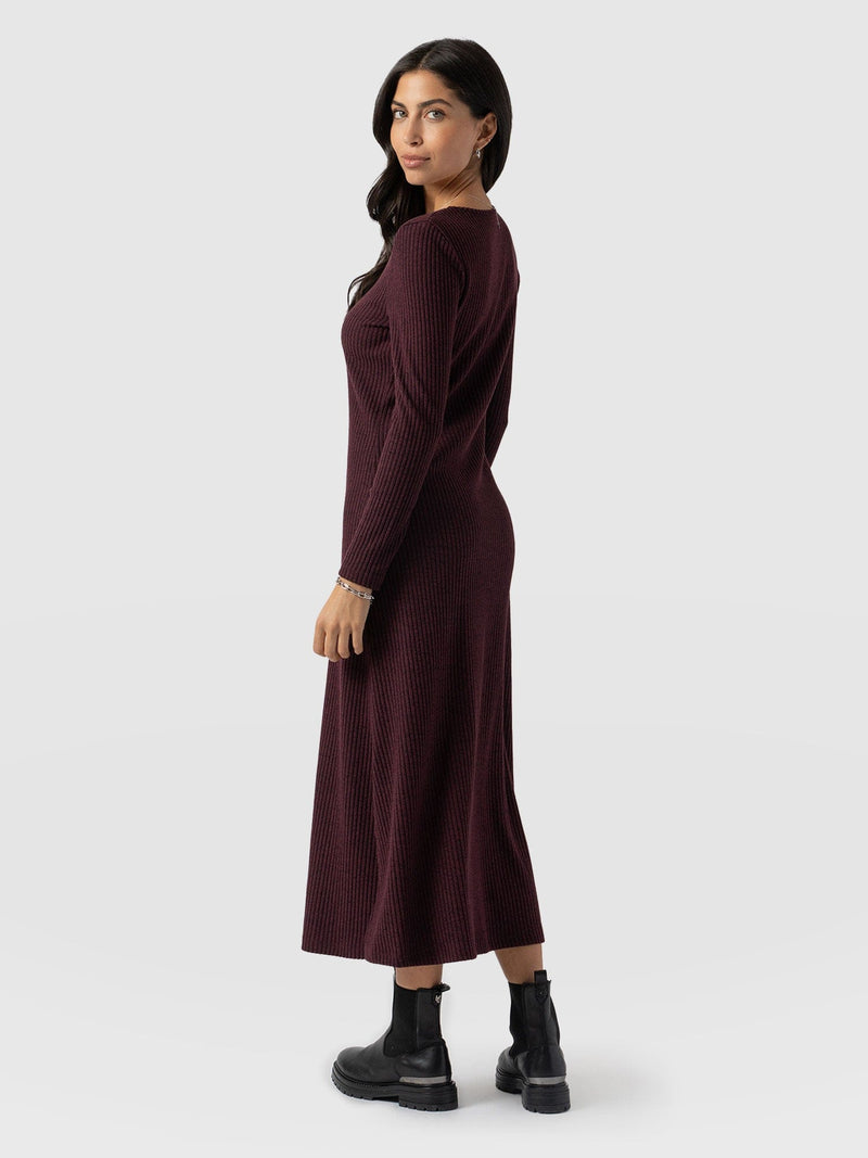 Sienna Maxi Dress Burgundy - Women's Dresses | Saint + Sofia® US