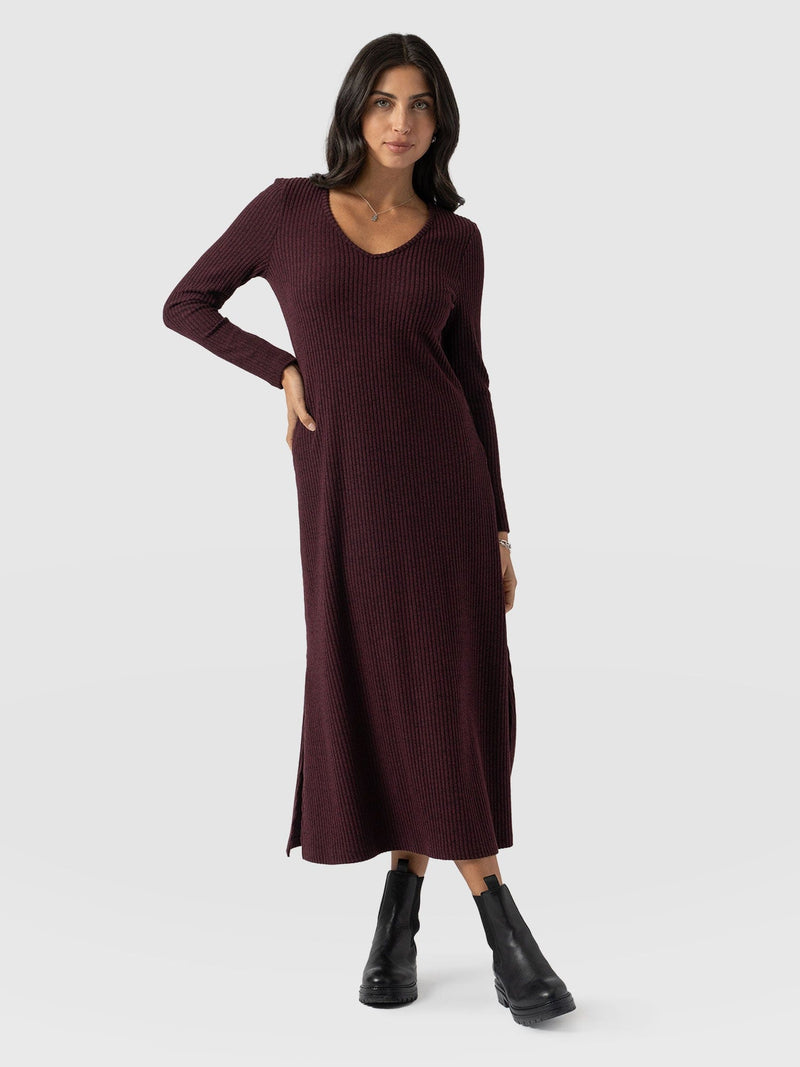 Sienna Maxi Dress Burgundy - Women's Dresses | Saint + Sofia® US